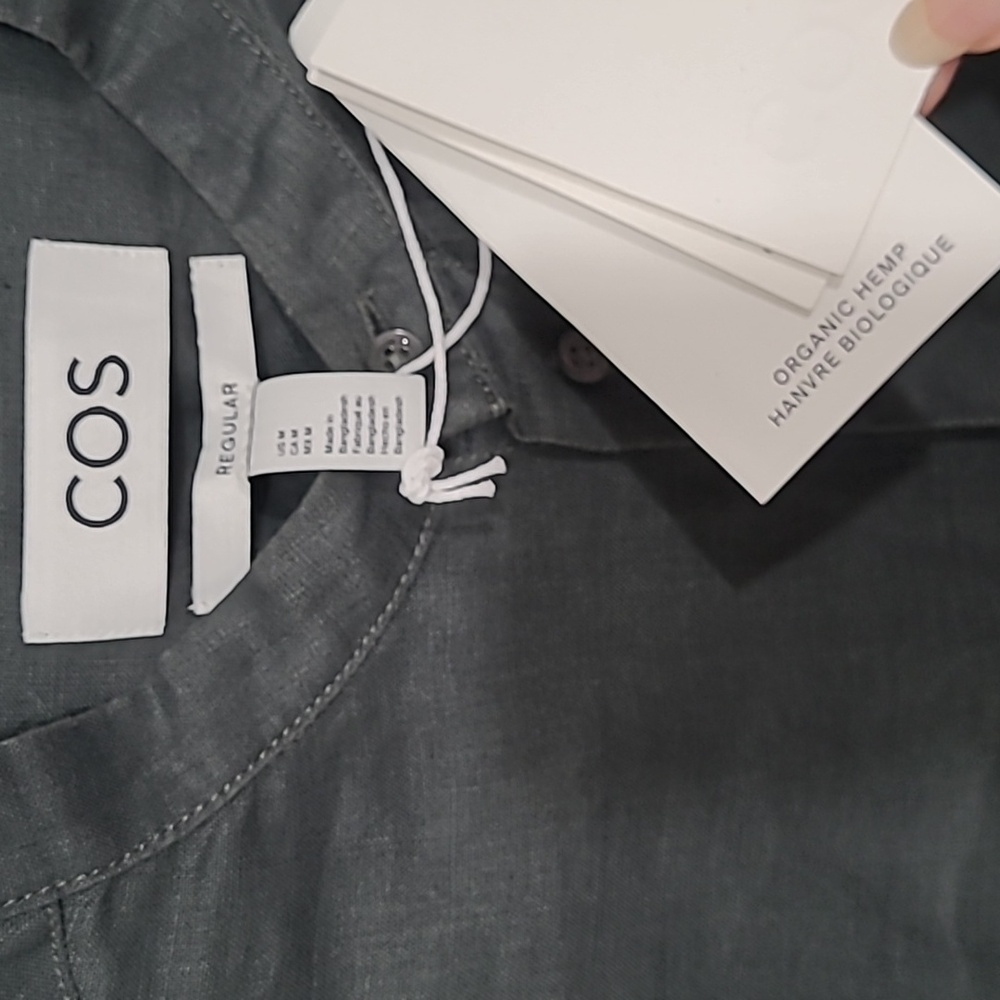 COS Men's Dark Green Shirt - Picture 2 of 8